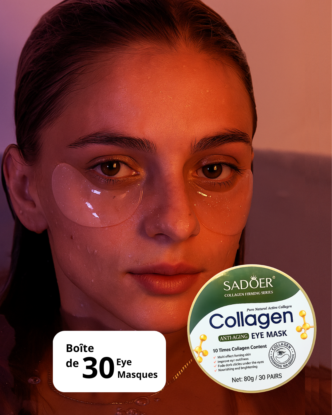 Masque collagène pour les yeux (eye mask)