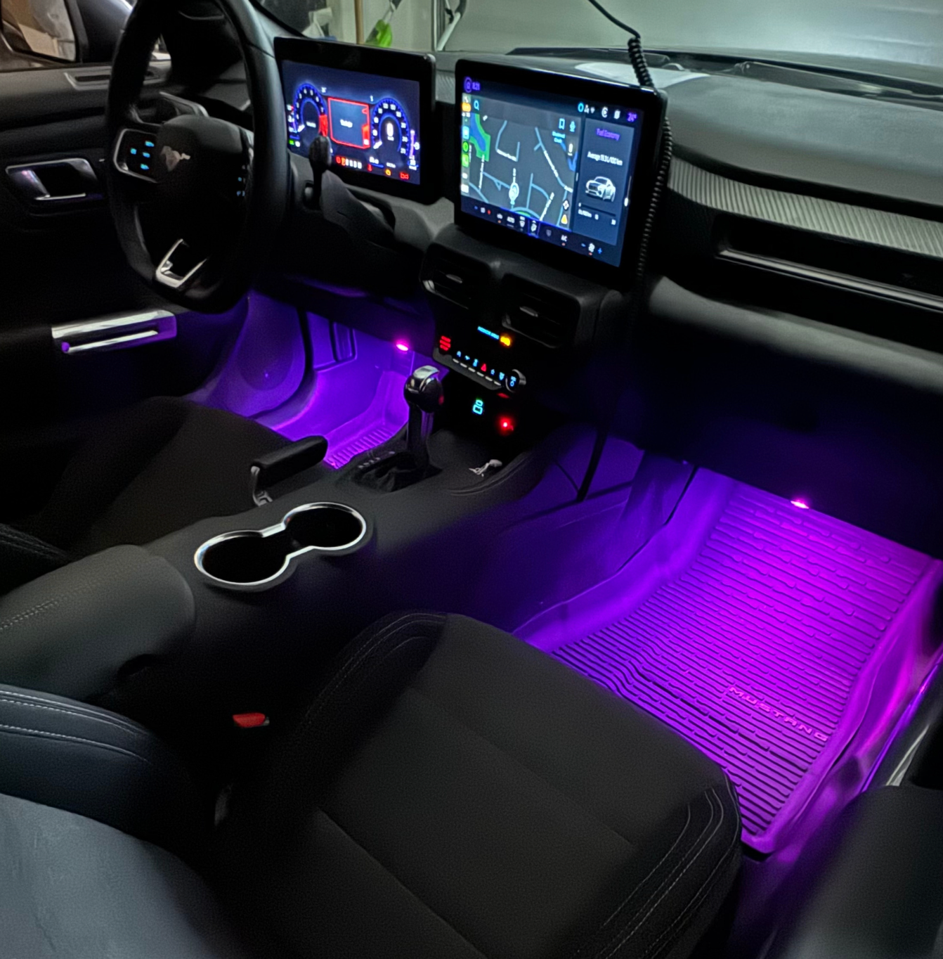 Pack de 4 LEDS ambiance voiture