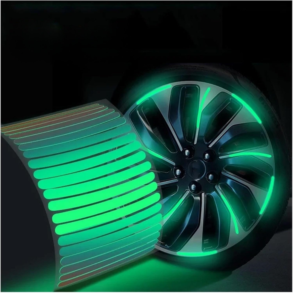 Stickers jantes phosphorescentes