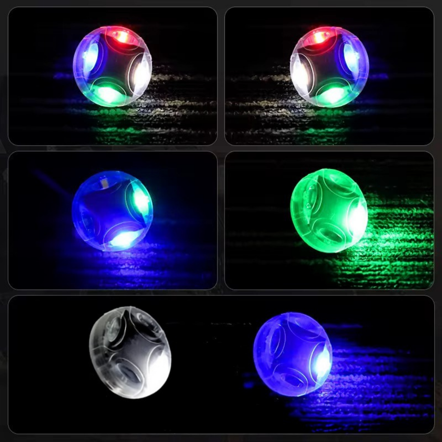 Kit de 4 bouchons de pneus leds (solaire)