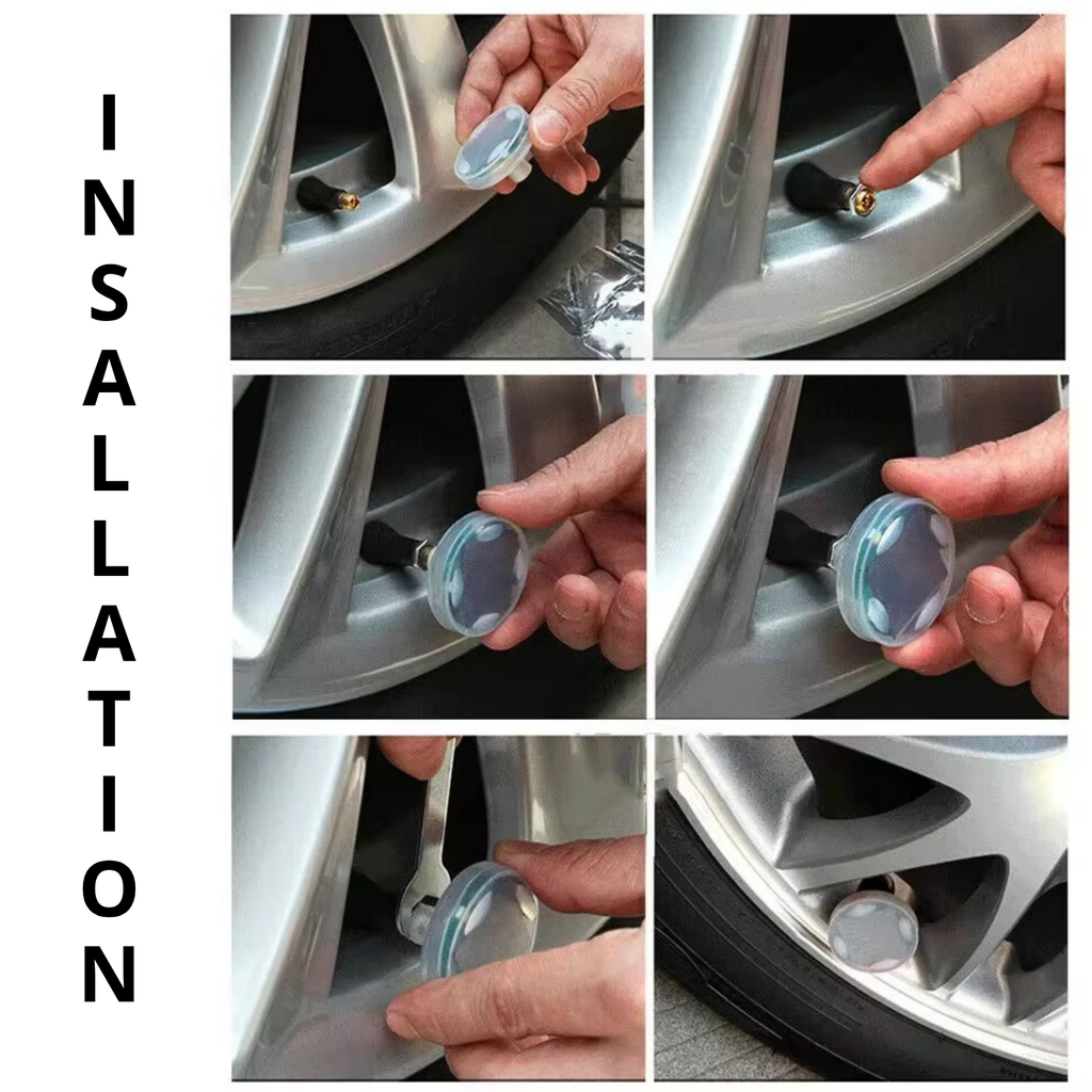 Kit de 4 bouchons de pneus leds (solaire)