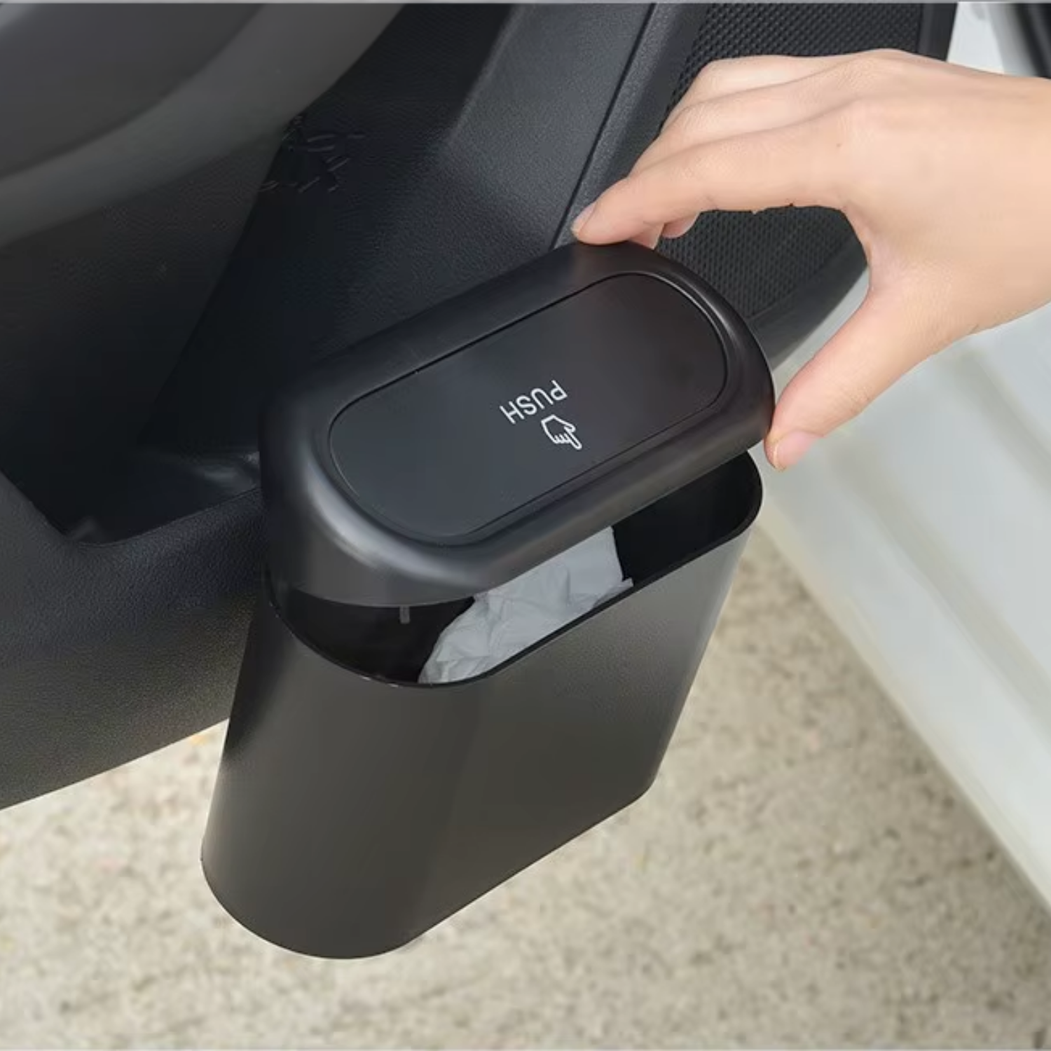 Mini-Poubelle d'intérieur pour voiture